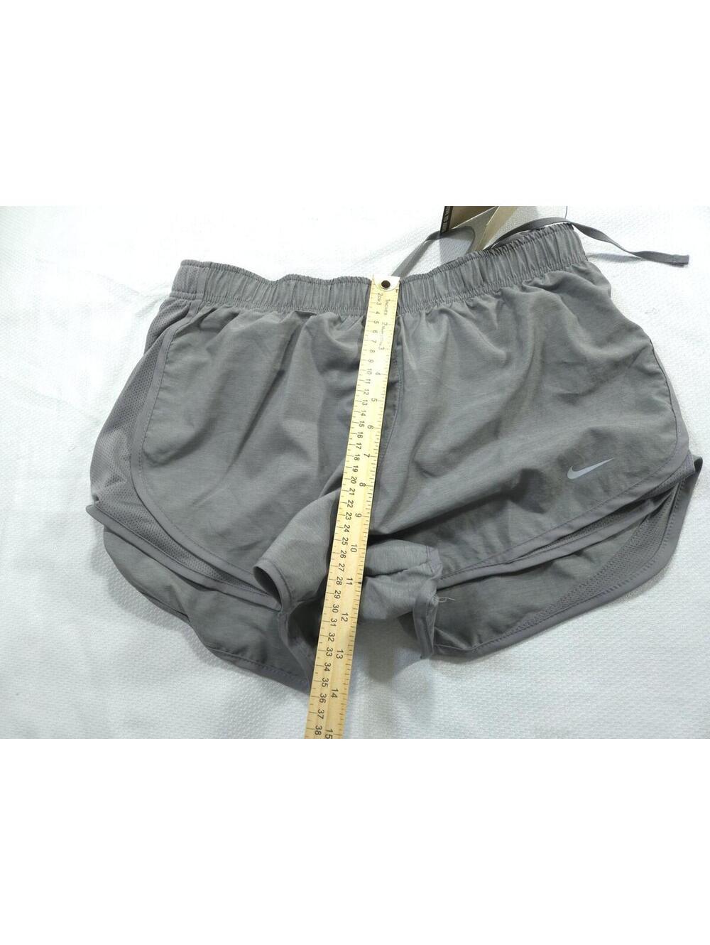 NWT Nike Tempo Shorts Womens Large Gray Dri-Fit Running Brief Lined Gunsmoke - Picture 4 of 8